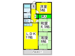 メルベーユ２４６の物件間取画像